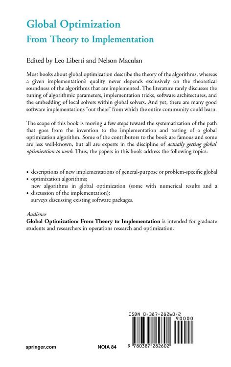 Produktbild: Global Optimization