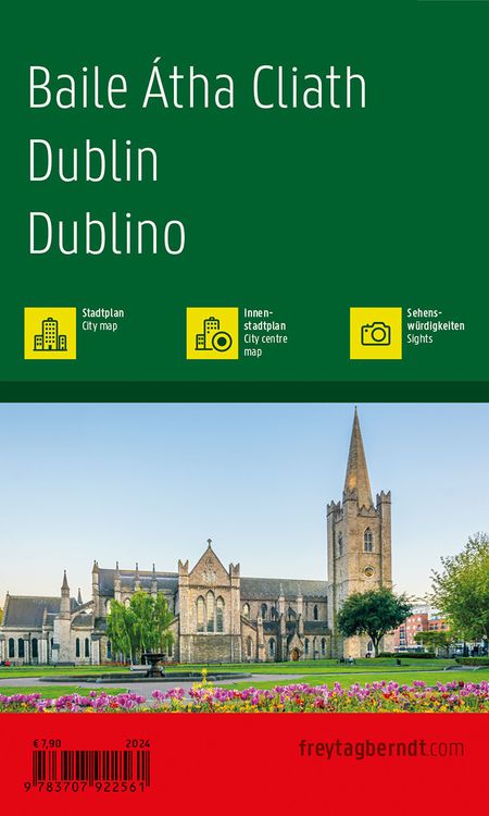 Produktbild: Dublin, Stadtplan 1:10.000, freytag & berndt