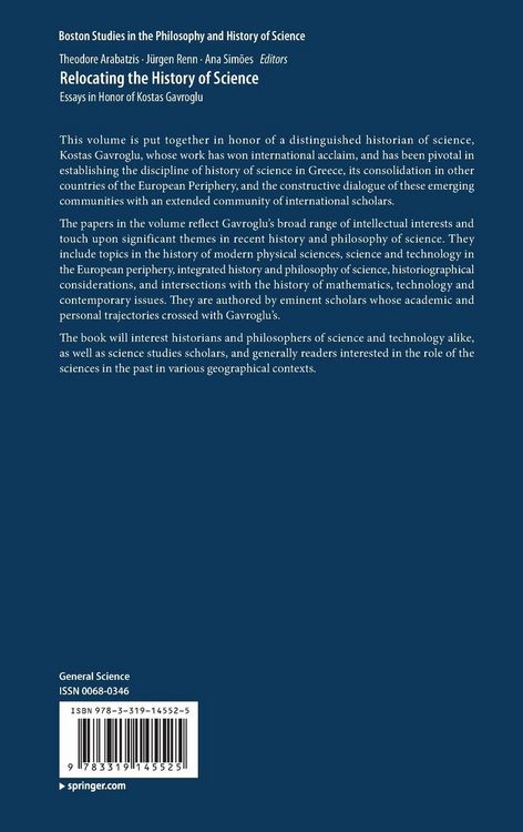 Produktbild: Relocating the History of Science