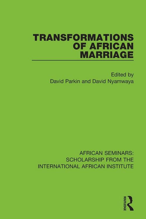 Produktbild: Transformations of African Marriage