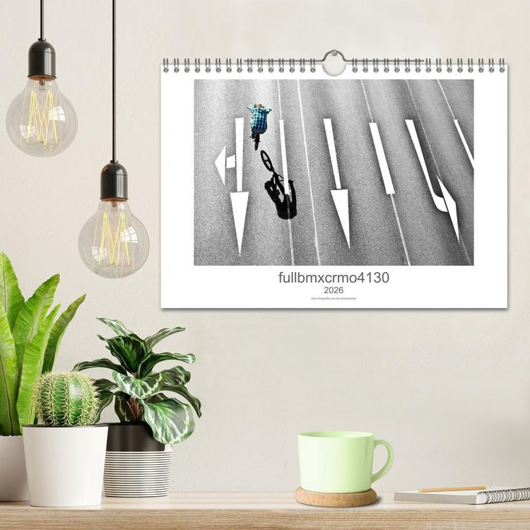 Produktbild: fullbmxcrmo4130 - bmx fotografie von tim korbmacher (Wandkalender 2026 DIN A4 quer), CALVENDO Monatskalender
