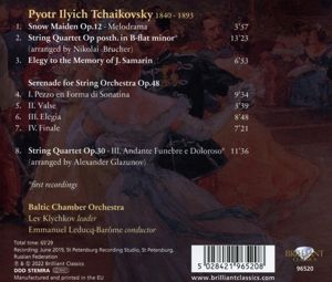 Produktbild: Tchaikovsky:Serenade For Strings,op.48