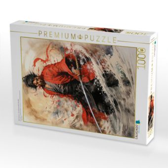 Produktbild: CALVENDO Puzzle Der Samurai - ein professioneller K&auml;mpfer | 1000 Teile Lege-Gr&ouml;&szlig;e 64x48cm Foto-Puzzle f&uuml;r gl&uuml;ckliche Stunden