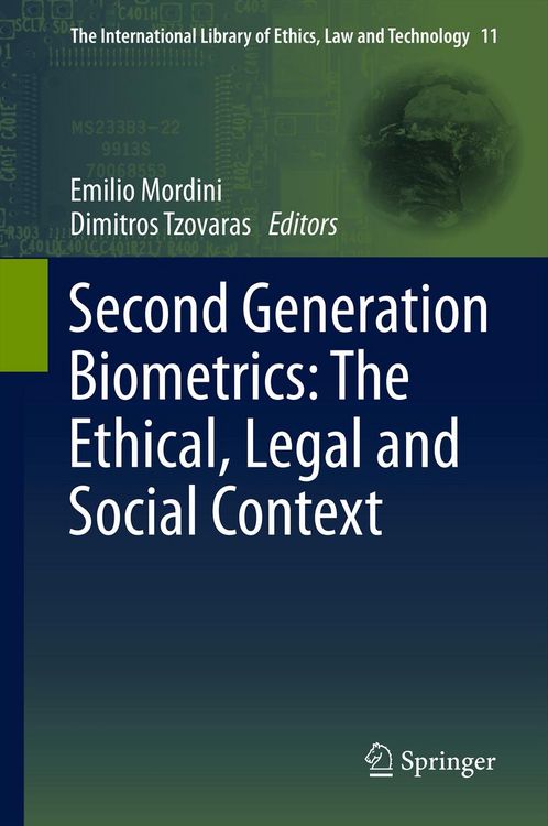 Produktbild: Second Generation Biometrics: The Ethical, Legal and Social Context