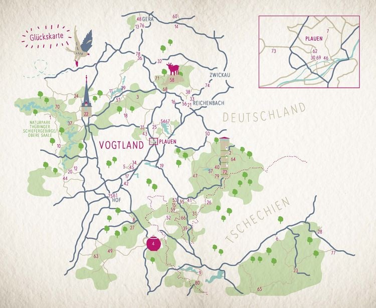 Produktbild: Glücksorte im Vogtland