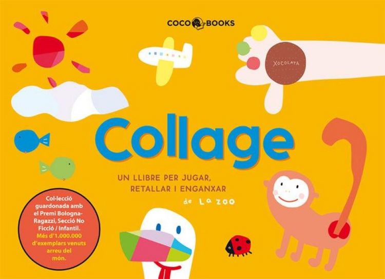 Produktbild: Collage, un llibre per a jugar, retallar i enganxar