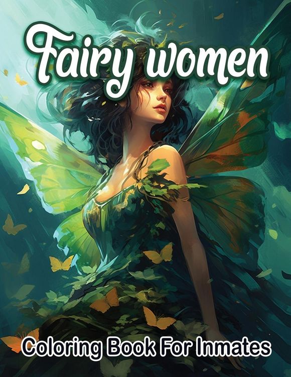 Produktbild: Fairy woman coloring book for inmates