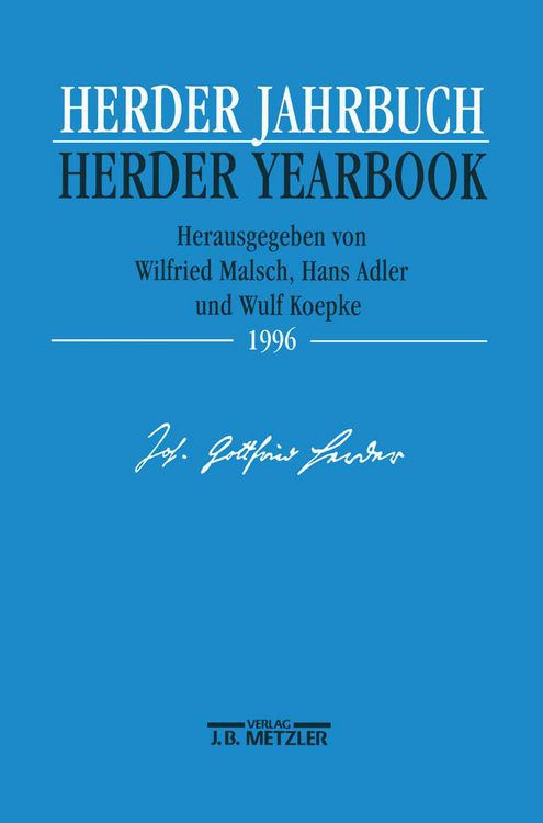 Produktbild: Herder-Jahrbuch / Herder Yearbook 1996