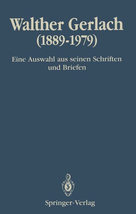 Produktbild: Walther Gerlach (1889&ndash;1979)