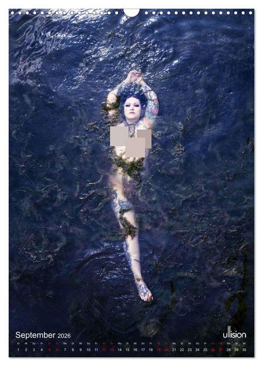 Produktbild: Akt im Wasser - sinnliche Nymphen (Wandkalender 2026 DIN A3 hoch), CALVENDO Monatskalender