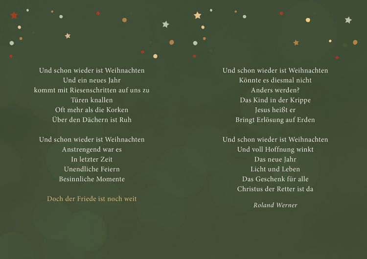 Produktbild: Segenspost zu Weihnachten