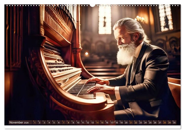 Produktbild: Musizieren einmal anders (hochwertiger Premium Wandkalender 2026 DIN A2 quer), Kunstdruck in Hochglanz