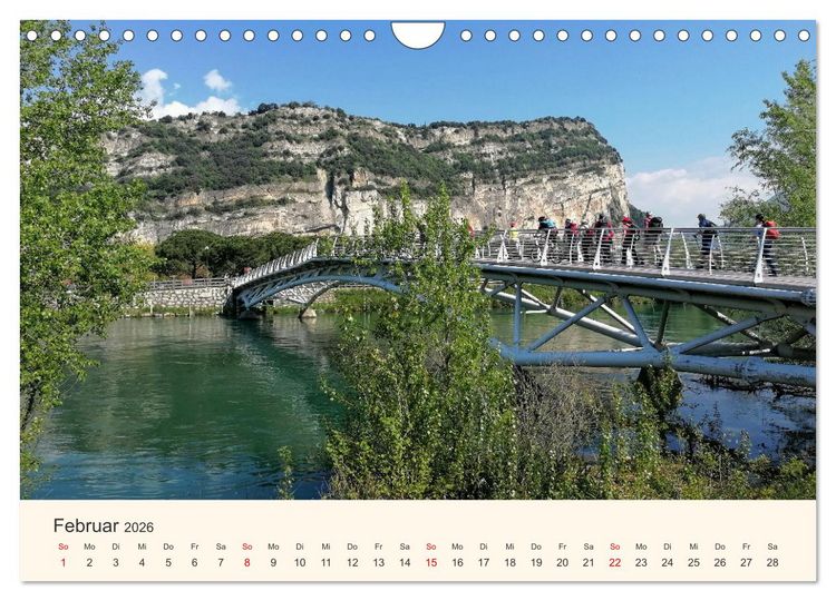Produktbild: Wanderreise Gardasee (Wandkalender 2026 DIN A4 quer), CALVENDO Monatskalender