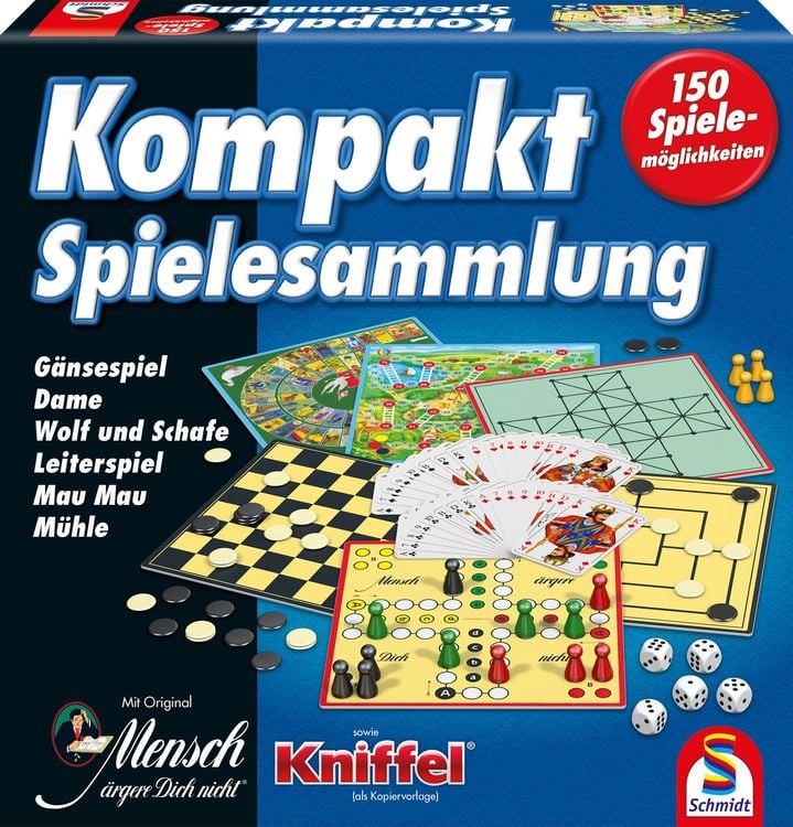 Produktbild: Schmidt Spiele - 150er Kompakt-Spielesammlung
