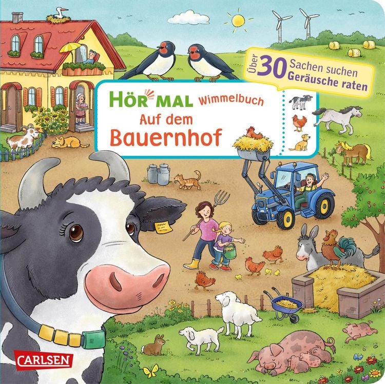 Bild vom Artikel Hör mal (Soundbuch): Wimmelbuch: Auf dem Bauernhof vom Autor Julia Hofmann