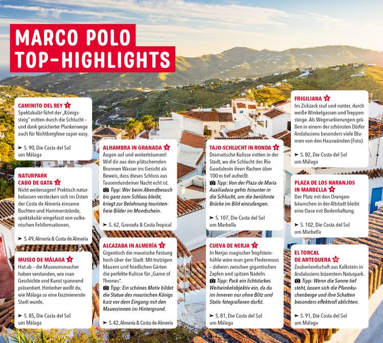 Produktbild: MARCO POLO Reisef&uuml;hrer Costa del Sol, Costa de Almer&iacute;a, Costa Tropical, Granada