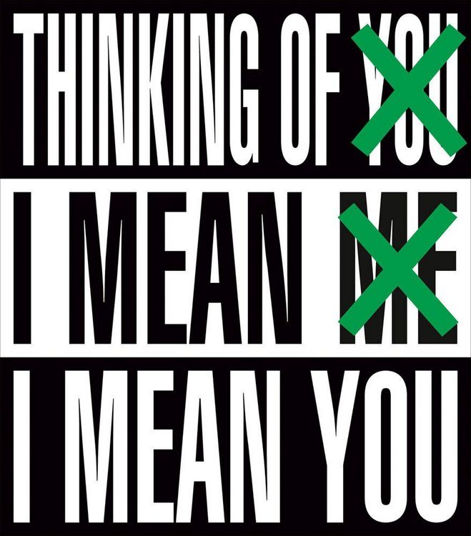 Produktbild: Barbara Kruger: Thinking of You. I Mean Me. I Mean You