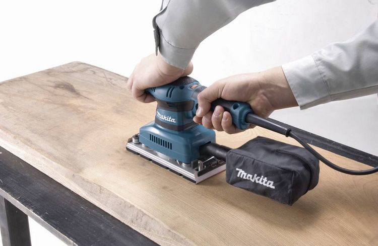 Produktbild: Makita BO3711J Schwingschleifer inkl. Koffer 190 W 93 x 185 mm