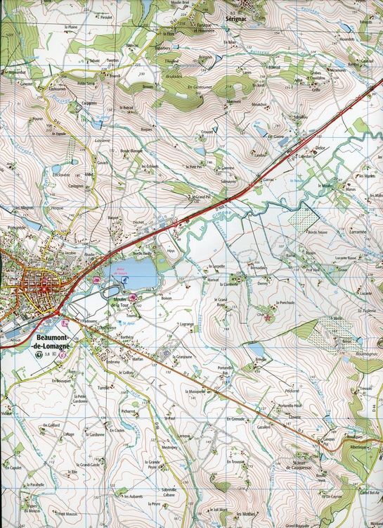 Produktbild: Beaumont-de-Lomagne.St-Clar 1:25 000