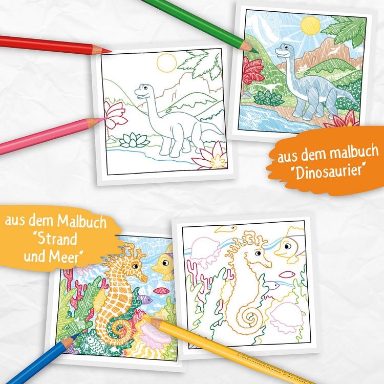 Produktbild: Zauberpapier Malbuch Strand und Meer