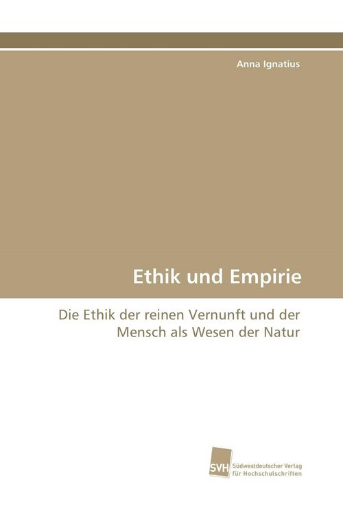 Produktbild: Ethik und Empirie