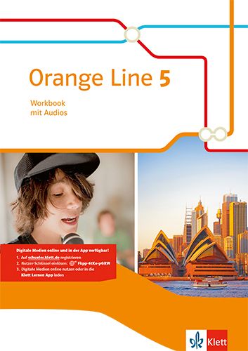Produktbild: Orange Line 5. Workbook mit Audios Klasse 9