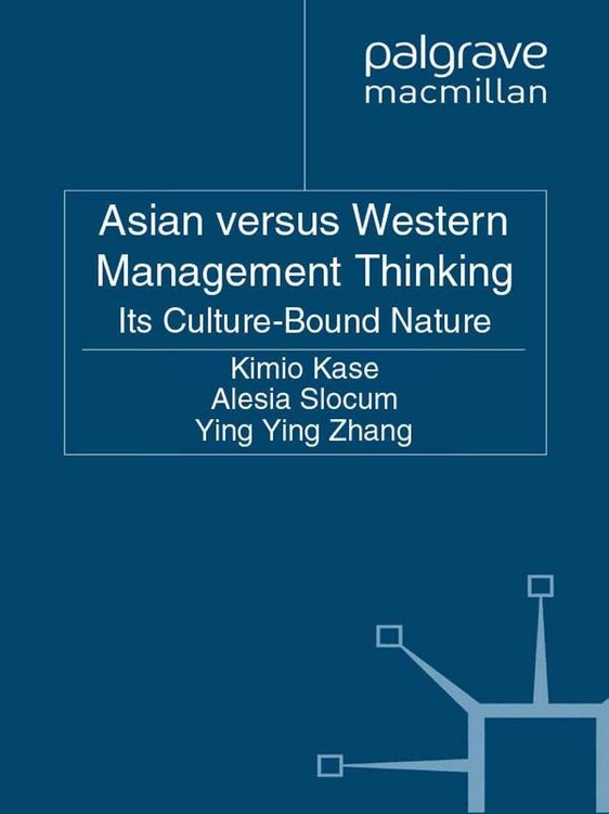 Produktbild: Asian versus Western Management Thinking