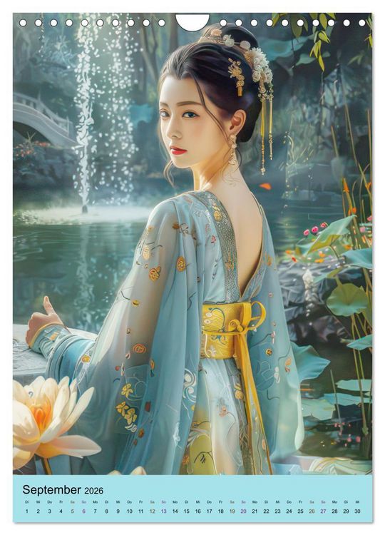 Produktbild: Grazi&ouml;se asiatische Frauen - Asienstil (Wandkalender 2026 DIN A4 hoch), CALVENDO Monatskalender