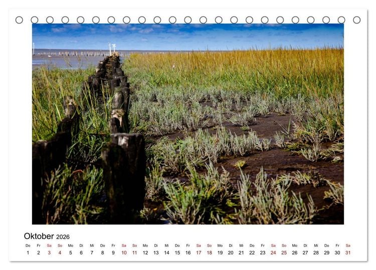 Produktbild: Friedrichskoog Spitze (Tischkalender 2026 DIN A5 quer), CALVENDO Monatskalender