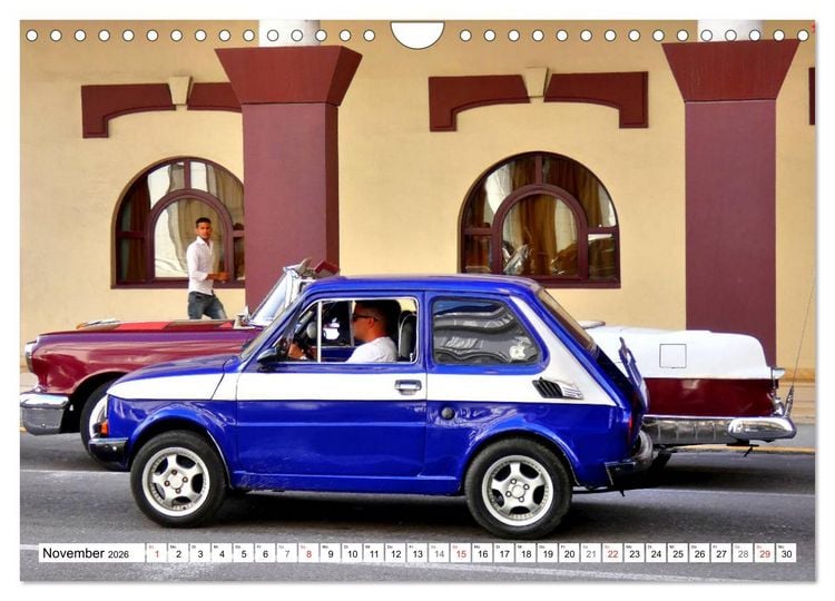 Produktbild: Polski Fiat 126p - Kult auf Kuba (Wandkalender 2026 DIN A4 quer), CALVENDO Monatskalender