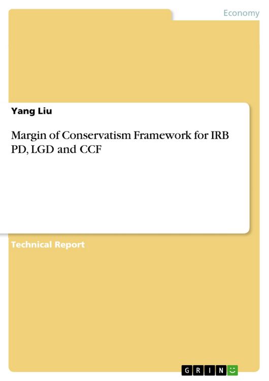 Produktbild: Margin of Conservatism Framework for IRB PD, LGD and CCF