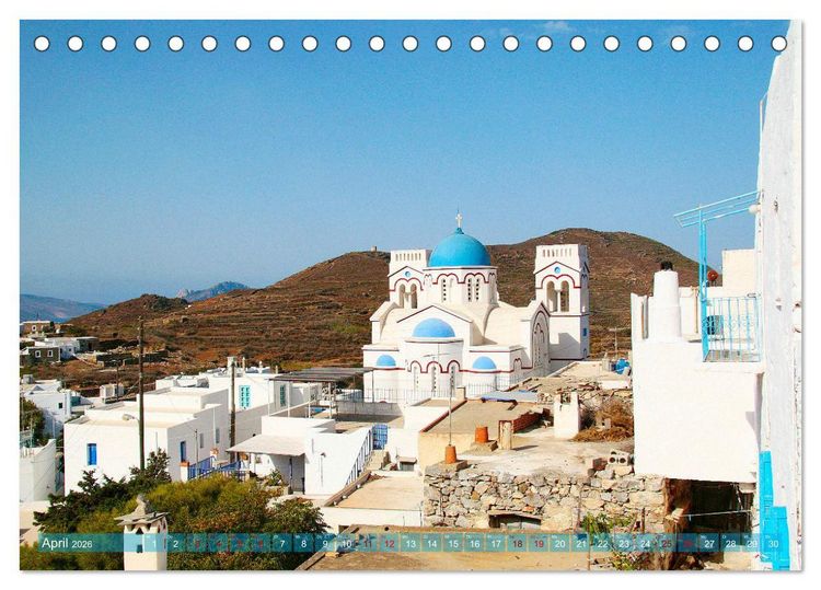 Produktbild: Mein Reisetraum Griechenland (Tischkalender 2026 DIN A5 quer), CALVENDO Monatskalender