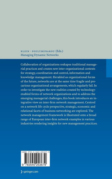 Produktbild: Managing Dynamic Networks
