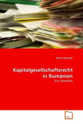 Produktbild: H&auml;ussler, S: Kapitalgesellschaftsrecht in Rum&auml;nien