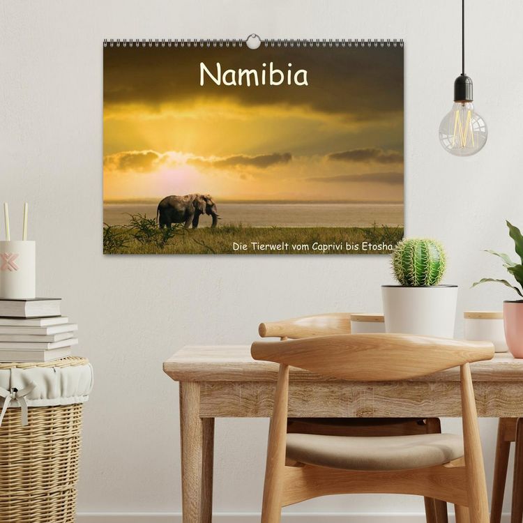 Produktbild: Namibia &ndash; Die Tierwelt vom Caprivi bis Etosha (Wandkalender 2026 DIN A3 quer), CALVENDO Monatskalender
