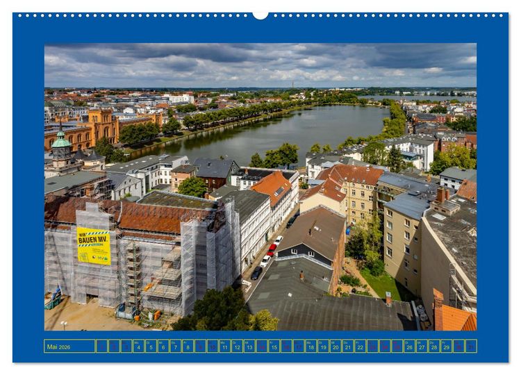 Produktbild: Schwerin - Wir sind Welterbe (hochwertiger Premium Wandkalender 2026 DIN A2 quer), Kunstdruck in Hochglanz