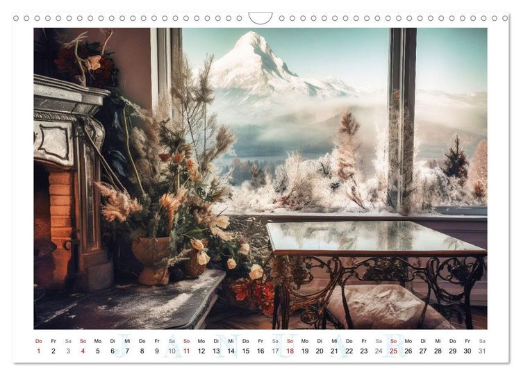 Produktbild: Fenstertr&auml;ume (Wandkalender 2026 DIN A3 quer), CALVENDO Monatskalender