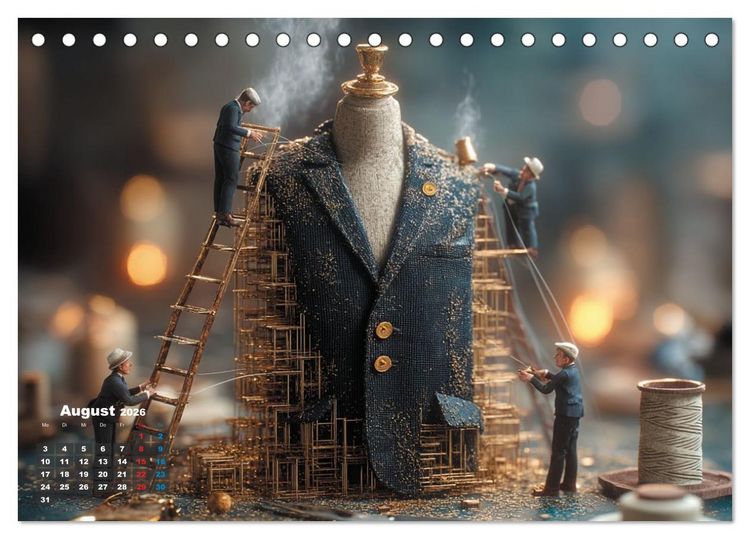 Produktbild: Miniatur - Atelier (Tischkalender 2026 DIN A5 quer), CALVENDO Monatskalender