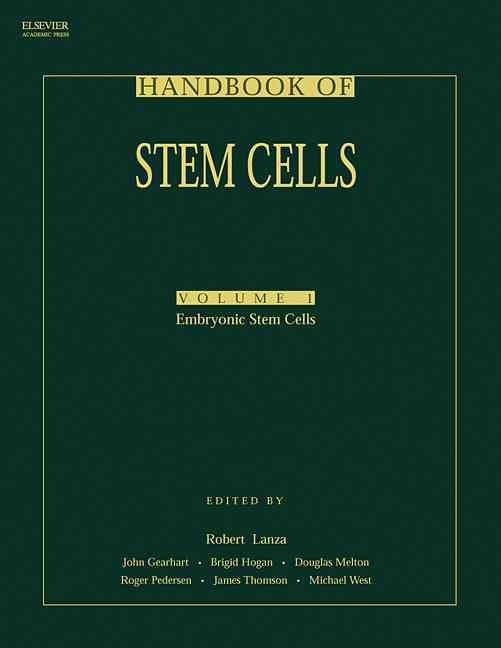 Produktbild: Handbook of Stem Cells, Two-Volume Set: Volume 1-Embryonic Stem Cells; Volume 2-Adult & Fetal Stem Cells with CDROM