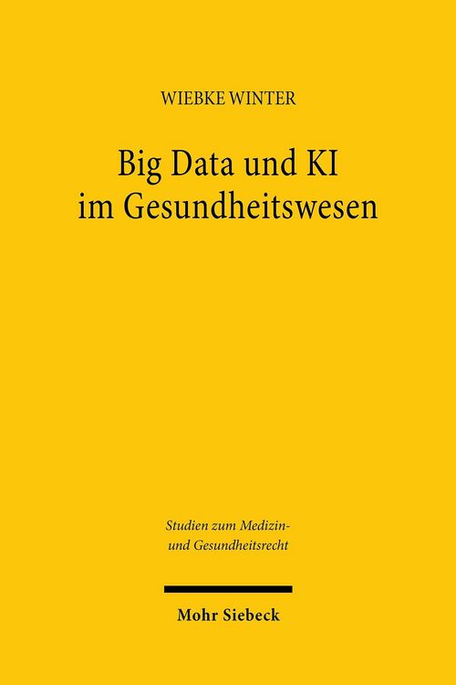 Produktbild: Big Data und KI im Gesundheitswesen