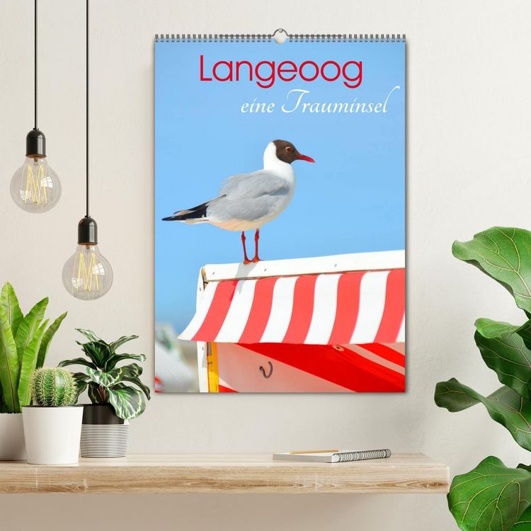 Produktbild: Langeoog - eine Trauminsel (Wandkalender 2026 DIN A2 hoch), CALVENDO Monatskalender