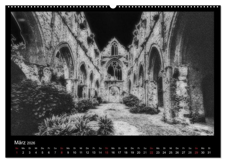 Produktbild: Mystische Orte 2026 (Wandkalender 2026 DIN A2 quer), CALVENDO Monatskalender