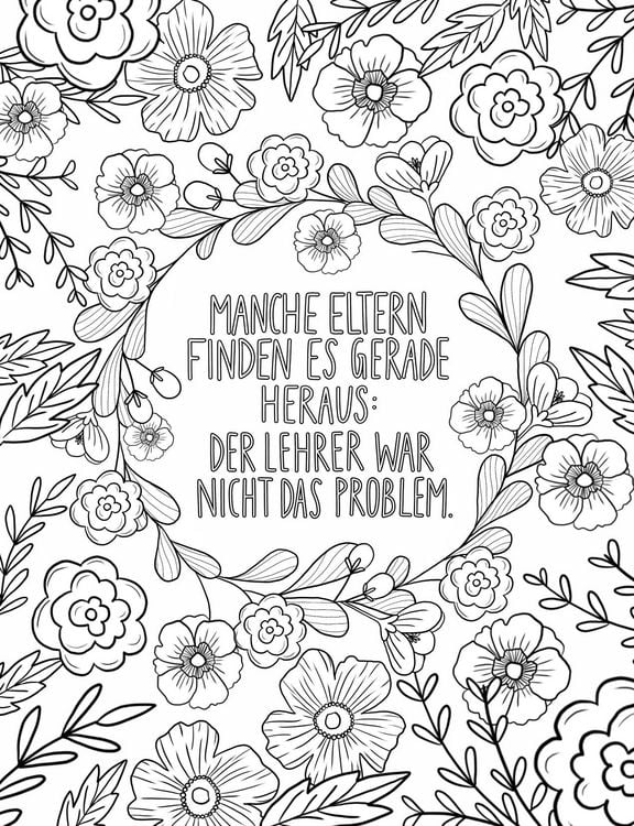 Produktbild: Malbuch f&uuml;r Lehrerinnen