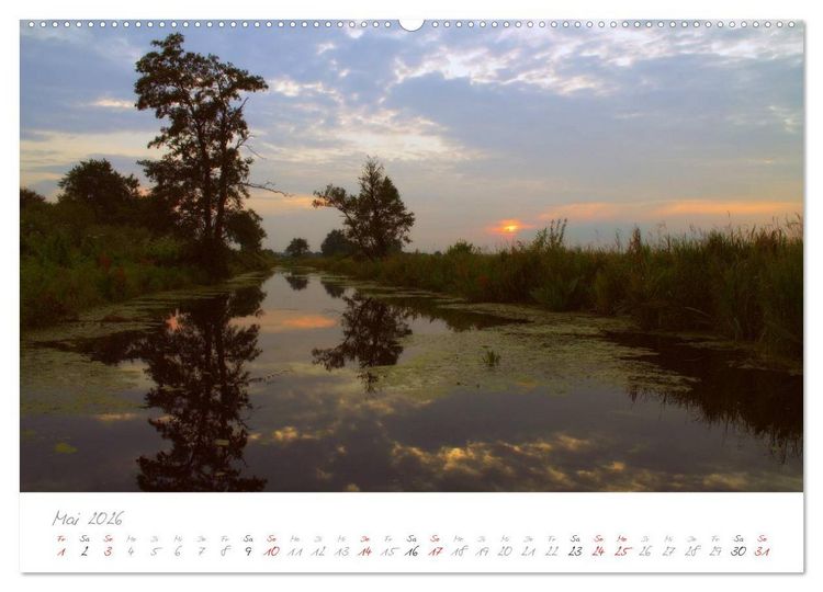 Produktbild: Teufelsmoor Impressionen (Wandkalender 2026 DIN A2 quer), CALVENDO Monatskalender