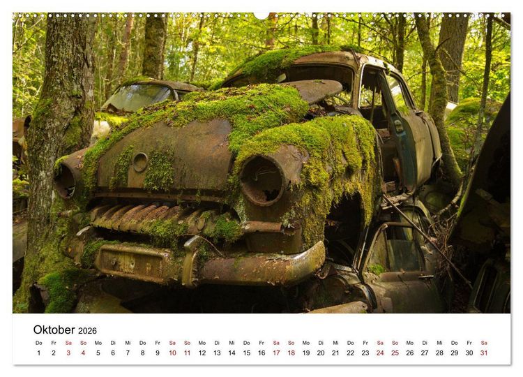 Produktbild: Rostende Legenden (hochwertiger Premium Wandkalender 2026 DIN A2 quer), Kunstdruck in Hochglanz