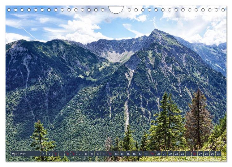 Produktbild: Allg&auml;uer Bergidyll (Wandkalender 2026 DIN A4 quer), CALVENDO Monatskalender