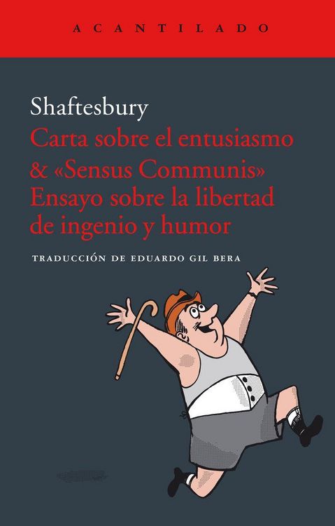 Produktbild: Carta sobre el entusiasmo & "Sensus communis" : ensayo sobre la libertad de ingenio y el humor