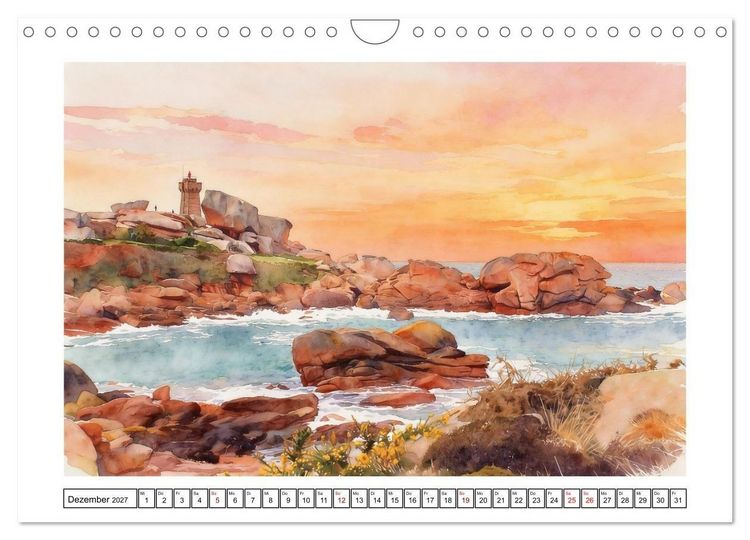 Produktbild: Highlights der Bretagne (Wandkalender 2027 DIN A4 quer), CALVENDO Monatskalender