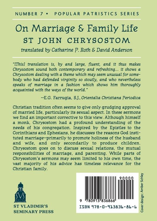 Produktbild: On Marriage and Family Life
