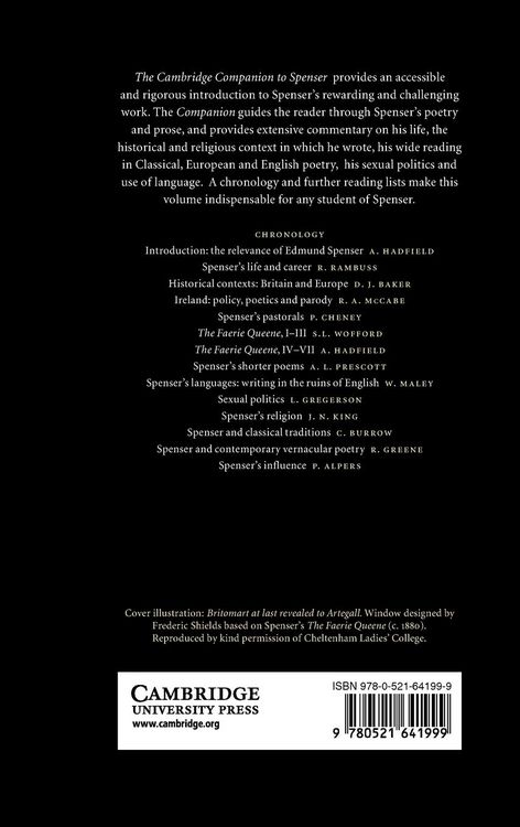 Produktbild: The Cambridge Companion to Spenser
